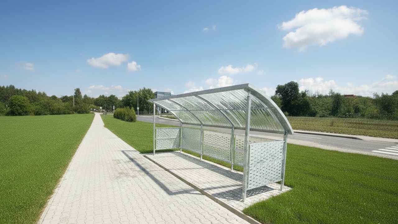 Přístřešeky pro 3 kontejnery 